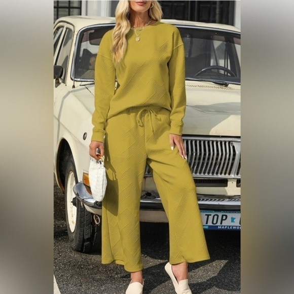 Blu Trends Pants - Deep Mustard 2 Piece Pants & Top